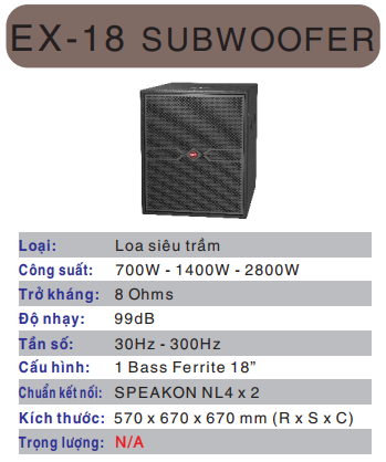 SUB MOTIVITY EX-18B