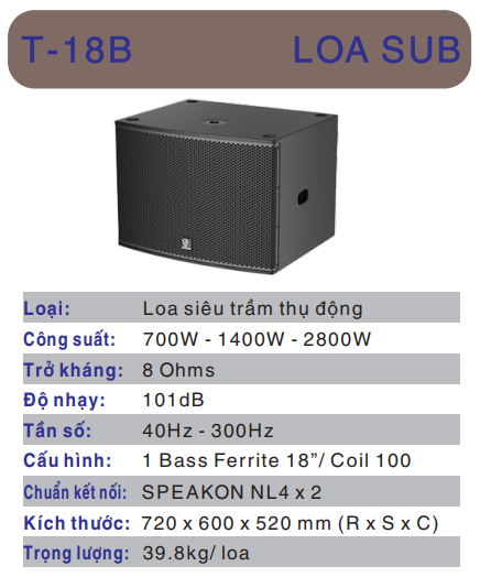 SUB V7 T18B